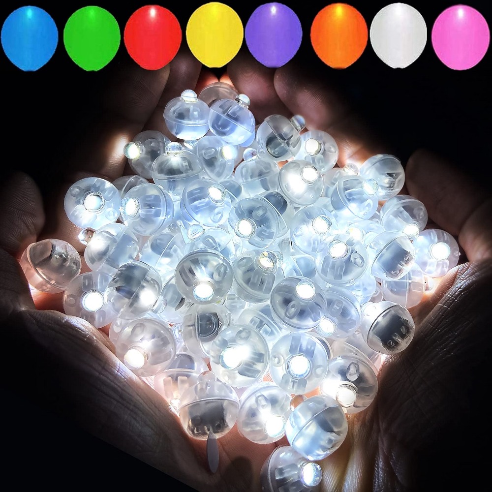 Led Balloon Light - 50 Buah Lampu Balon LED Baru