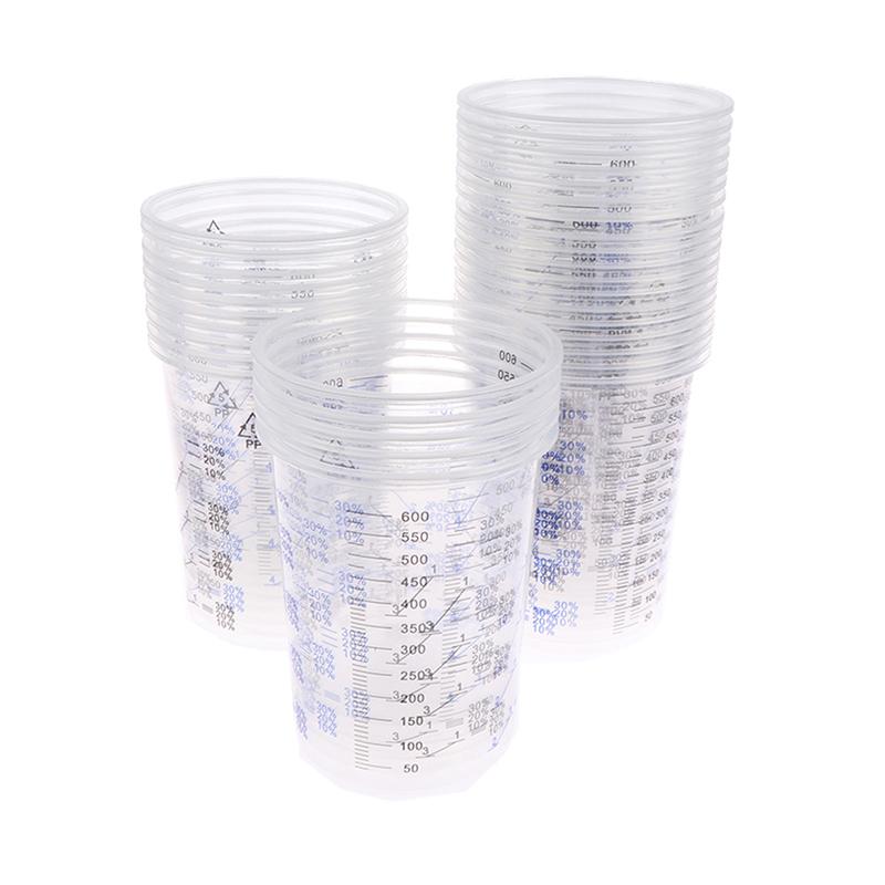 Plastic Cup 50Pcs - 10/50 buah Gelas Pengaduk Cat, Gelas