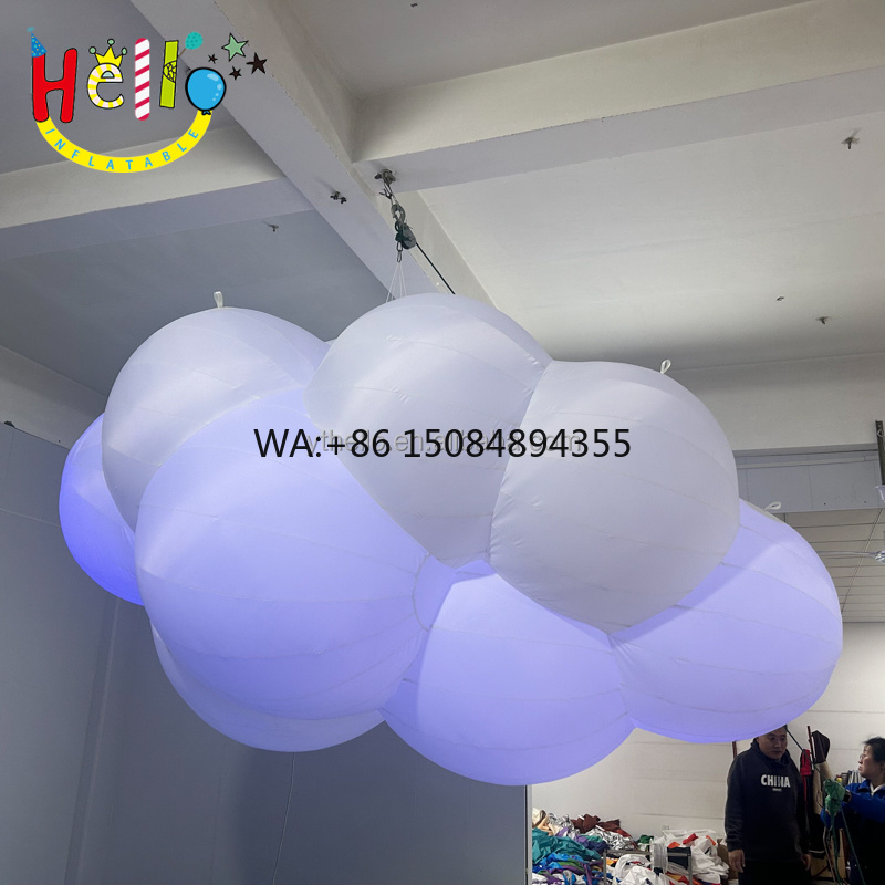 Led Balloon Light - Balon Awan Tiup LED Warna-warni untuk