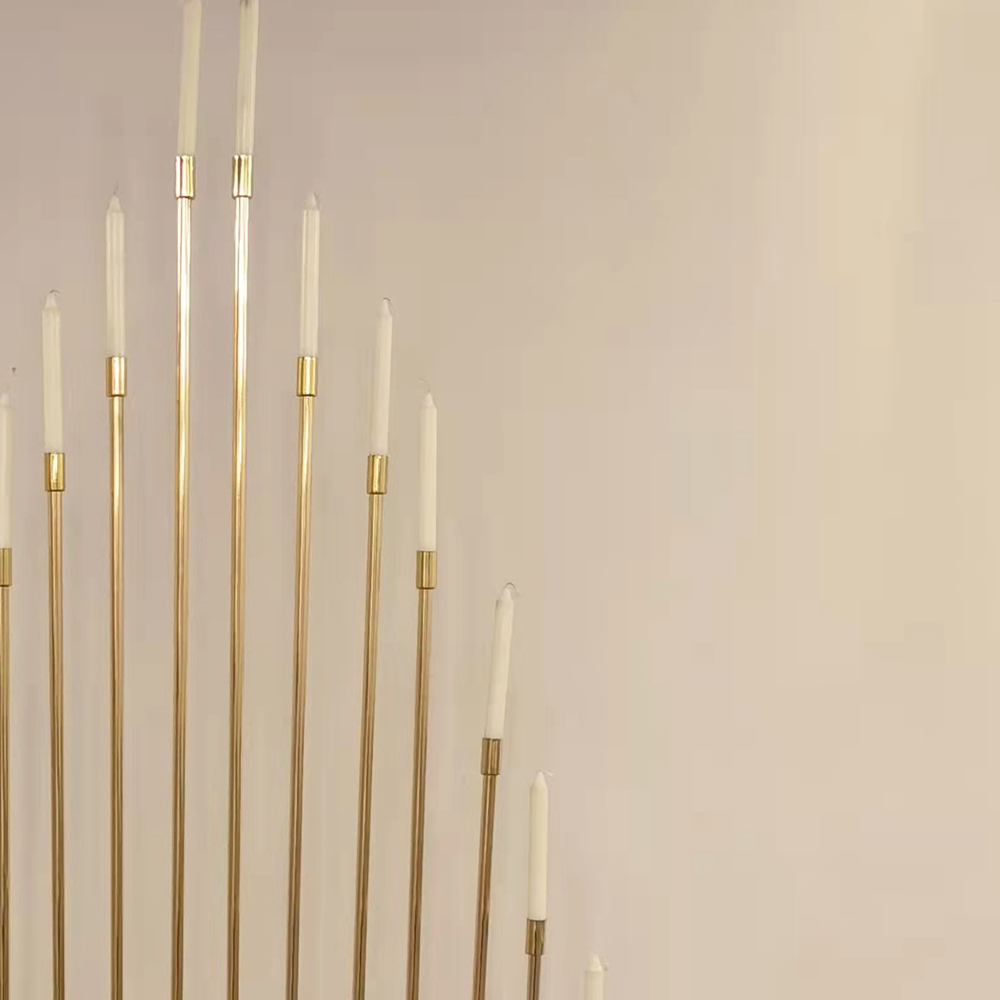 Tempat Lilin Logam 16 Kepala T - Centerpiece Stick ulasan dan harga