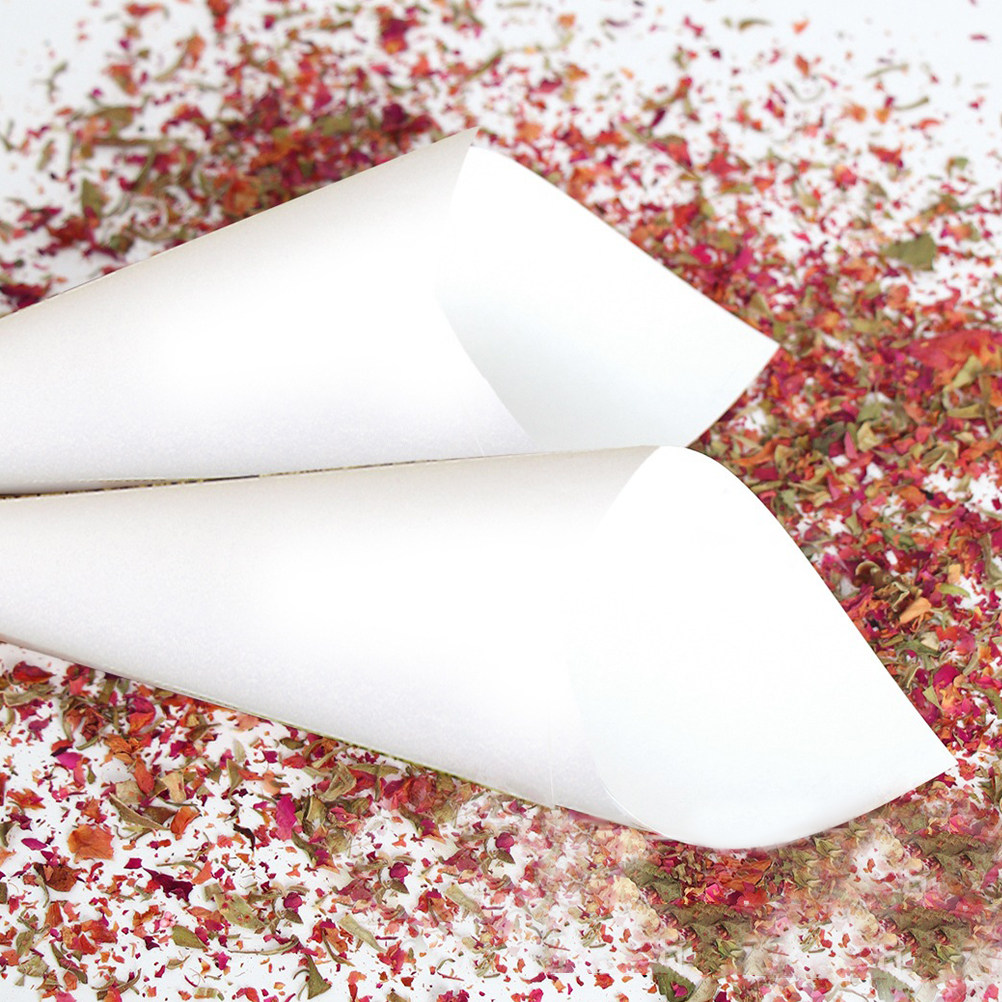 60 buah Kerucut Kelopak Bunga  - Papercraft Supply Confetti ulasan dan harga