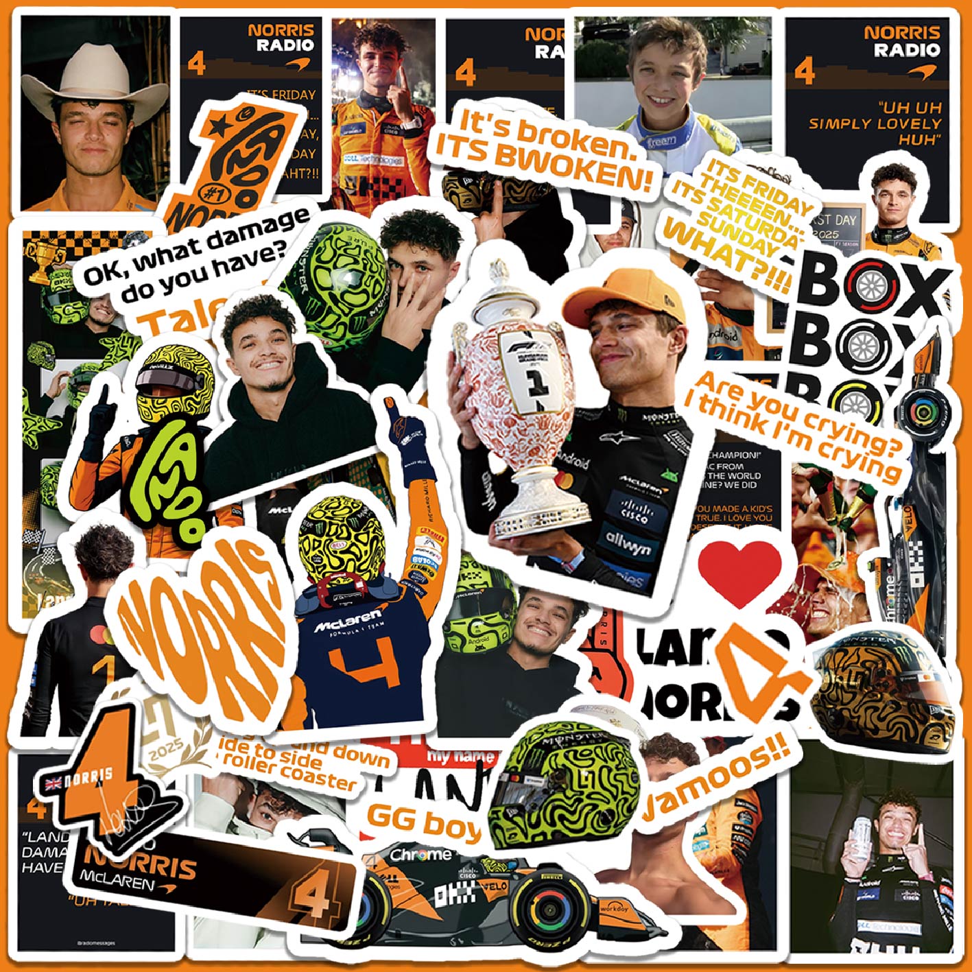 5-6 Lembar Stiker F1, Stiker N - Event Supplies ulasan dan harga