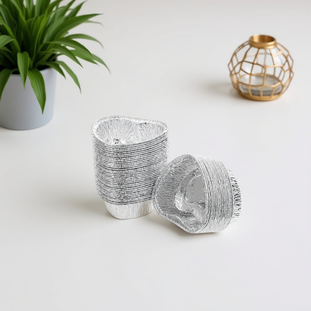 50 buah cetakan tart aluminium - Plastic Cup 50Pcs ulasan dan harga