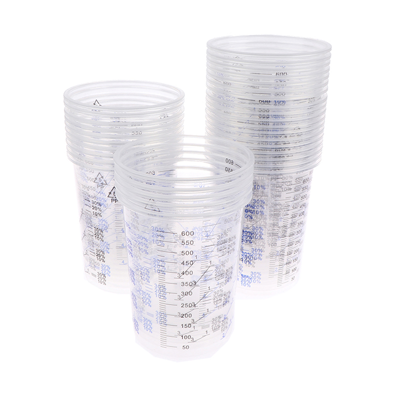 50PCS Gelas Pengukur Plastik K - Plastic Cup 50Pcs ulasan dan harga
