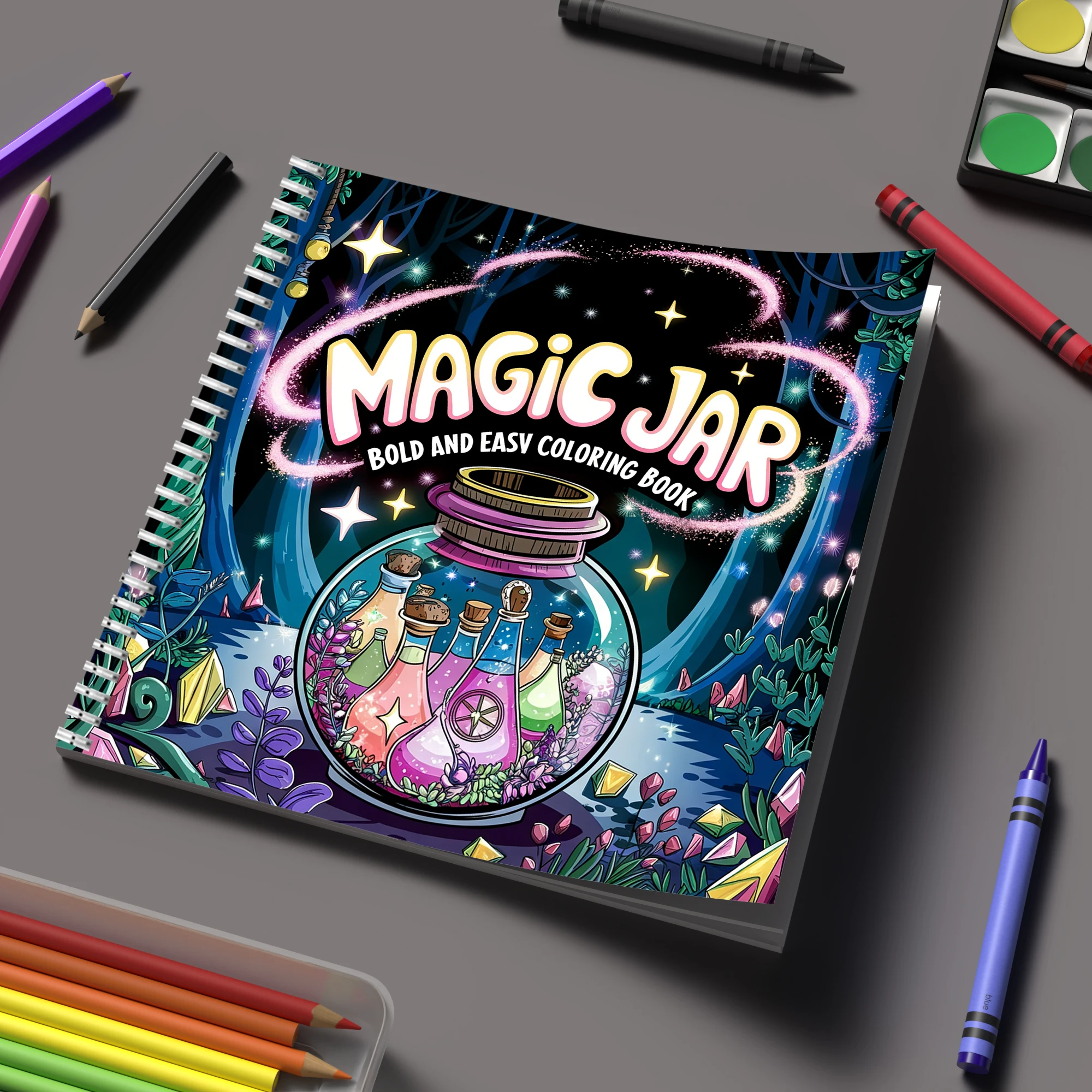 Buku Mewarnai Magic Jar untuk  - Event Supplies ulasan dan harga