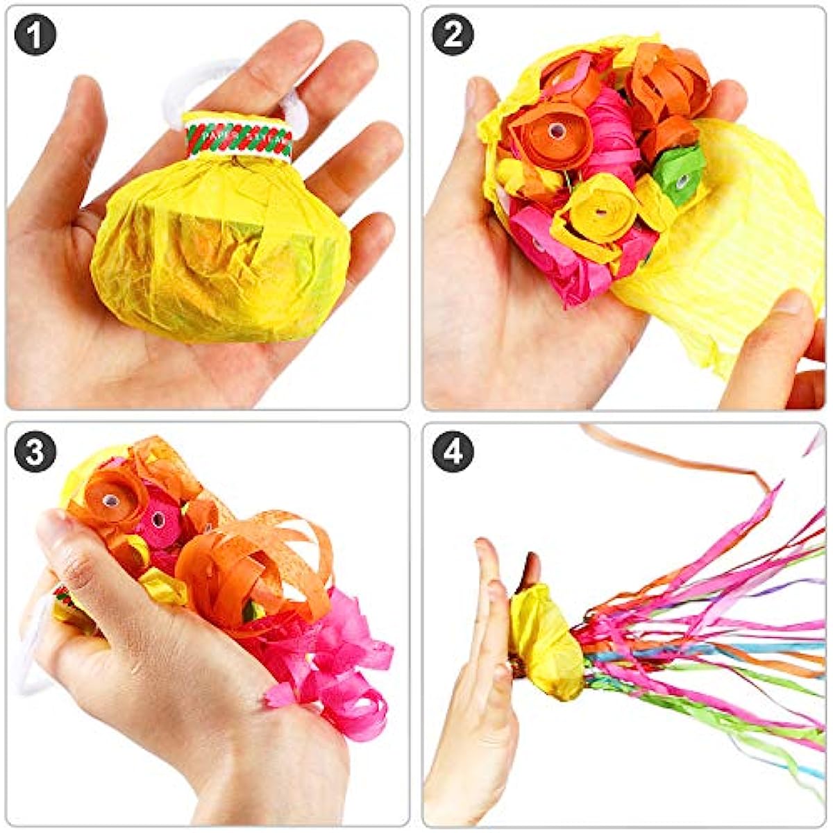 10 BH pita lempar tangan Poppe - Confetti Cannon Tube ulasan dan harga