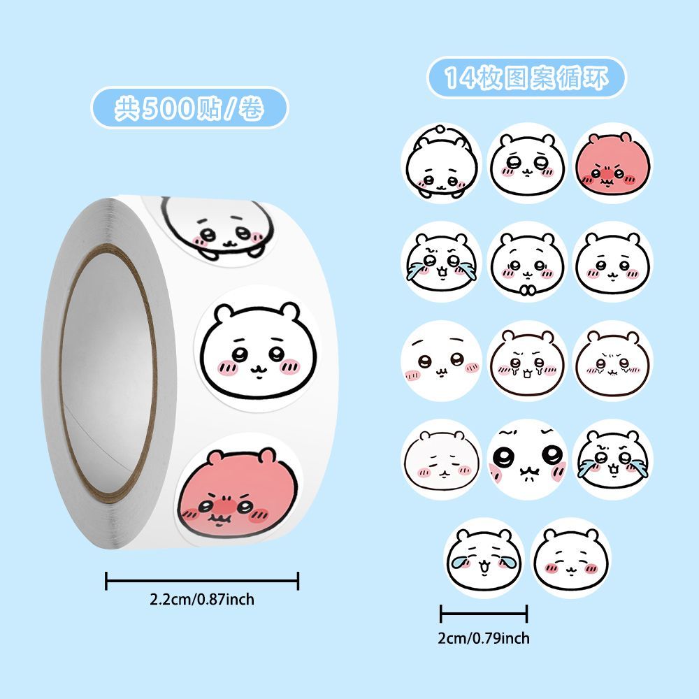 Stiker Kepala Chiikawa K-POP B - Event Supplies ulasan dan harga