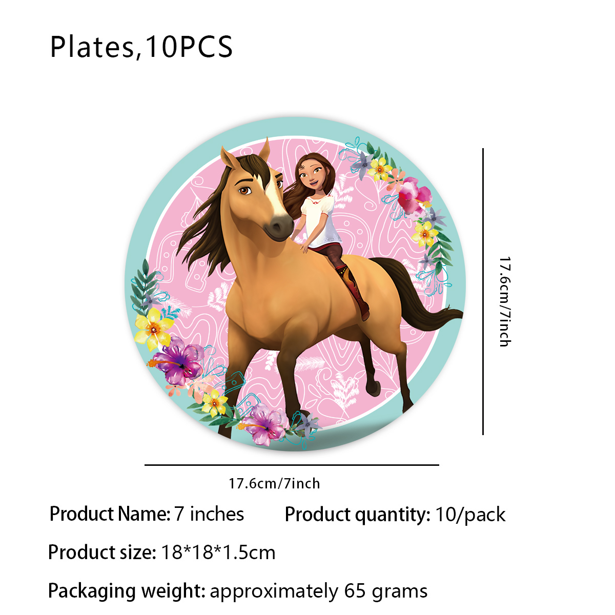 Kartun Spirit-Stallion Naik Ku - Table Cloth Disposable ulasan dan harga