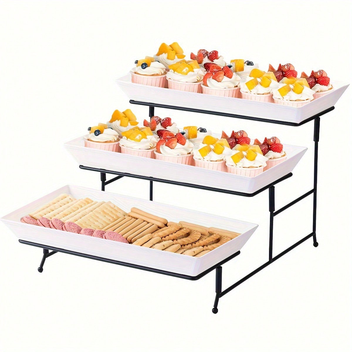 BLAGEPORT 1 buah Rak Penyajian - Cupcake Stand Tier ulasan dan harga
