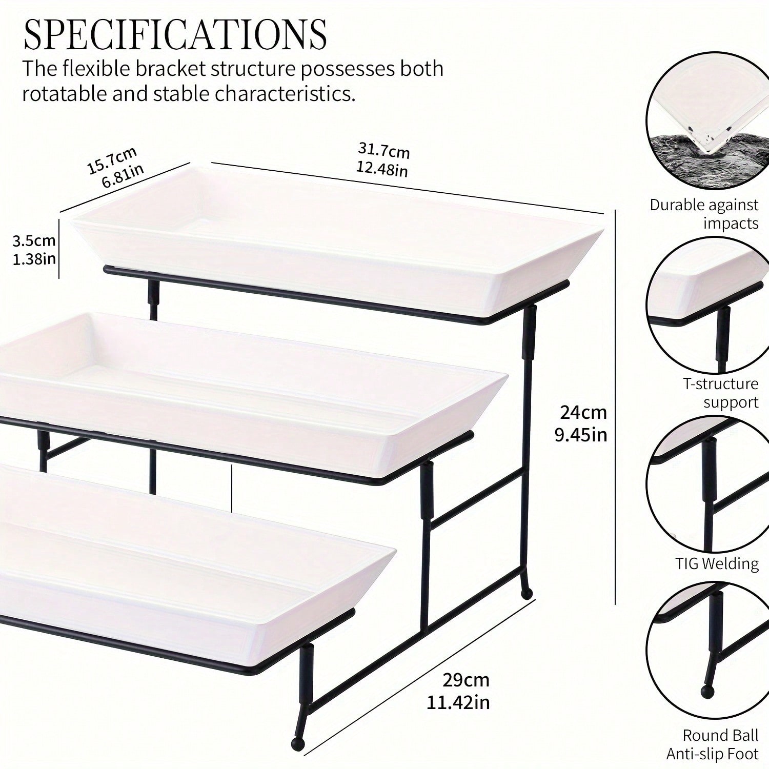 BLAGEPORT 1 buah Rak Penyajian - Cupcake Stand Tier ulasan dan harga