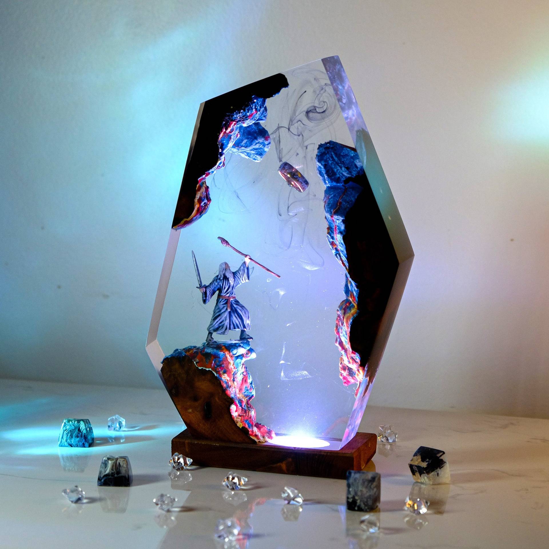 Lampu Resin Figur Adegan Film  - Neon Sign Party ulasan dan harga