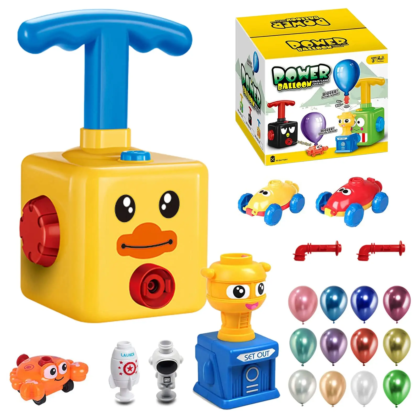 Balon mainan mobil anak dengan - Balloon Pump Hand ulasan dan harga