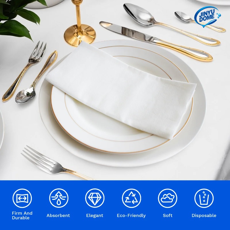 25-100 PCS Serbet Makan Kertas - Table Cloth Disposable ulasan dan harga