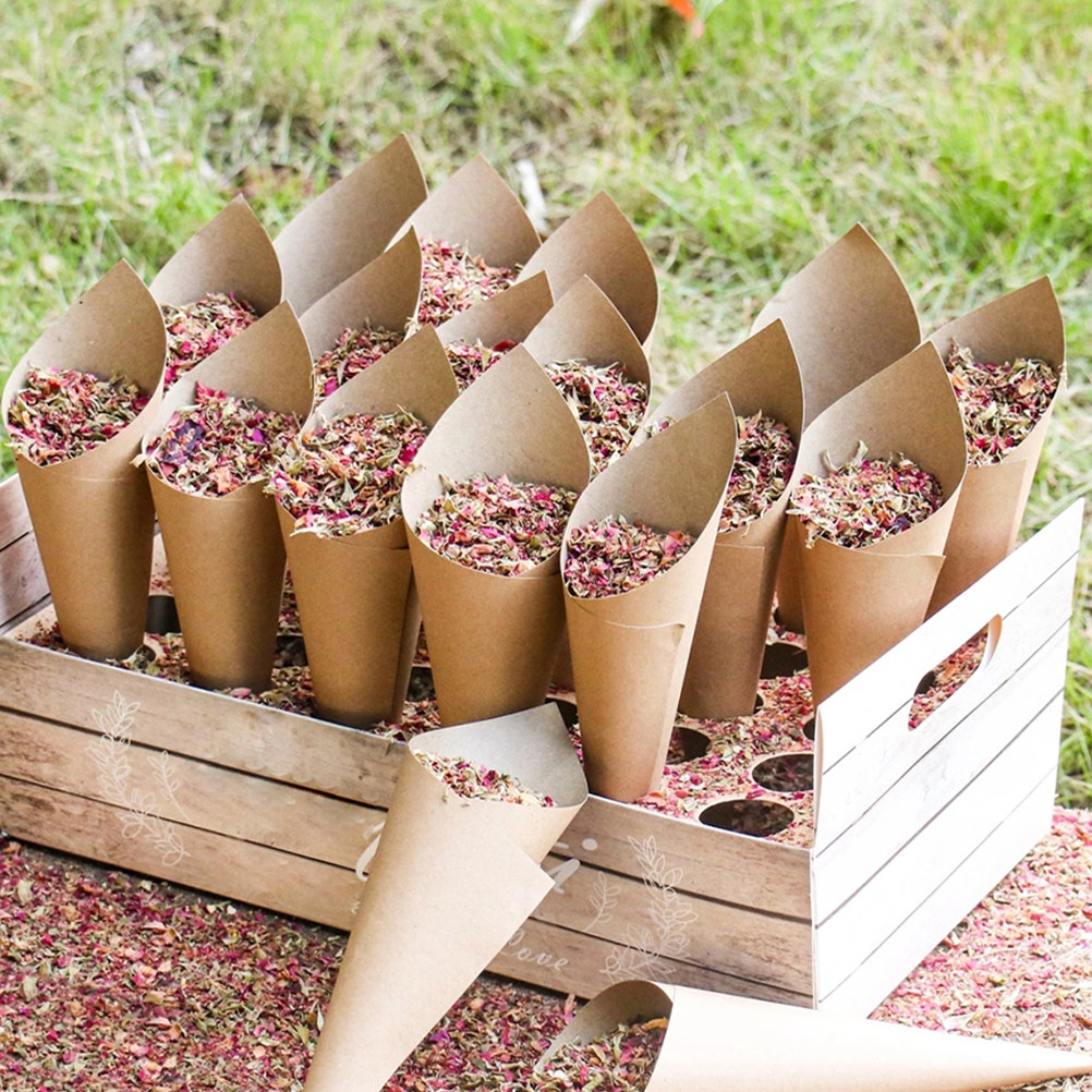 90 buah Kerucut Kelopak Kertas - Papercraft Supply Confetti ulasan dan harga