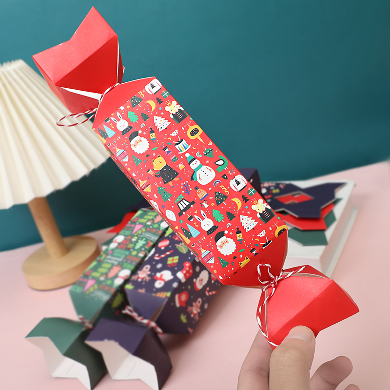 12 buah kotak permen Natal dar - Papercraft Supply Ribbon ulasan dan harga