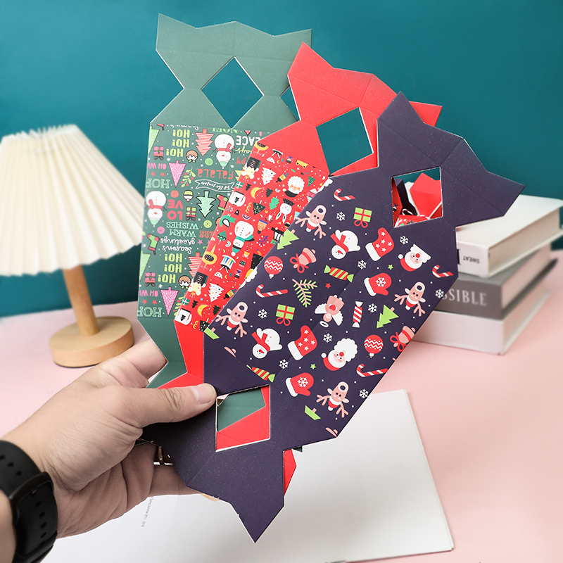 12 buah kotak permen Natal dar - Papercraft Supply Ribbon ulasan dan harga