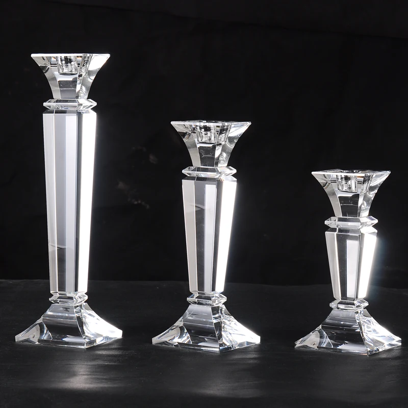 Tempat Lilin Kaca Kristal Mewa - Centerpiece Stick ulasan dan harga