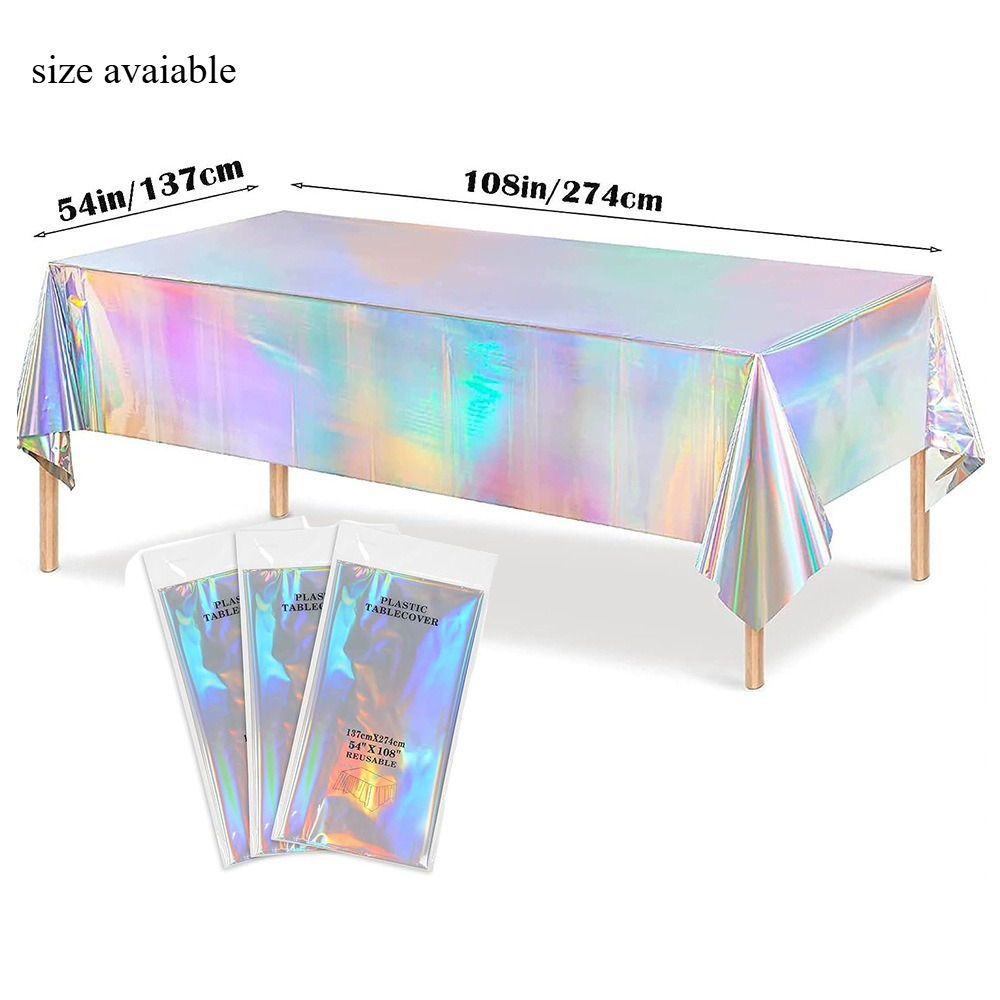 Taplak Meja Holografik Sekali  - Table Cloth Disposable ulasan dan harga