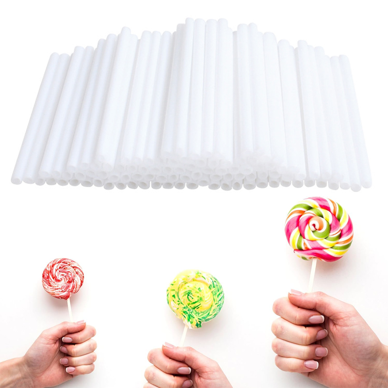 100 buah stik permen DIY stik  - Cotton Candy Cone ulasan dan harga