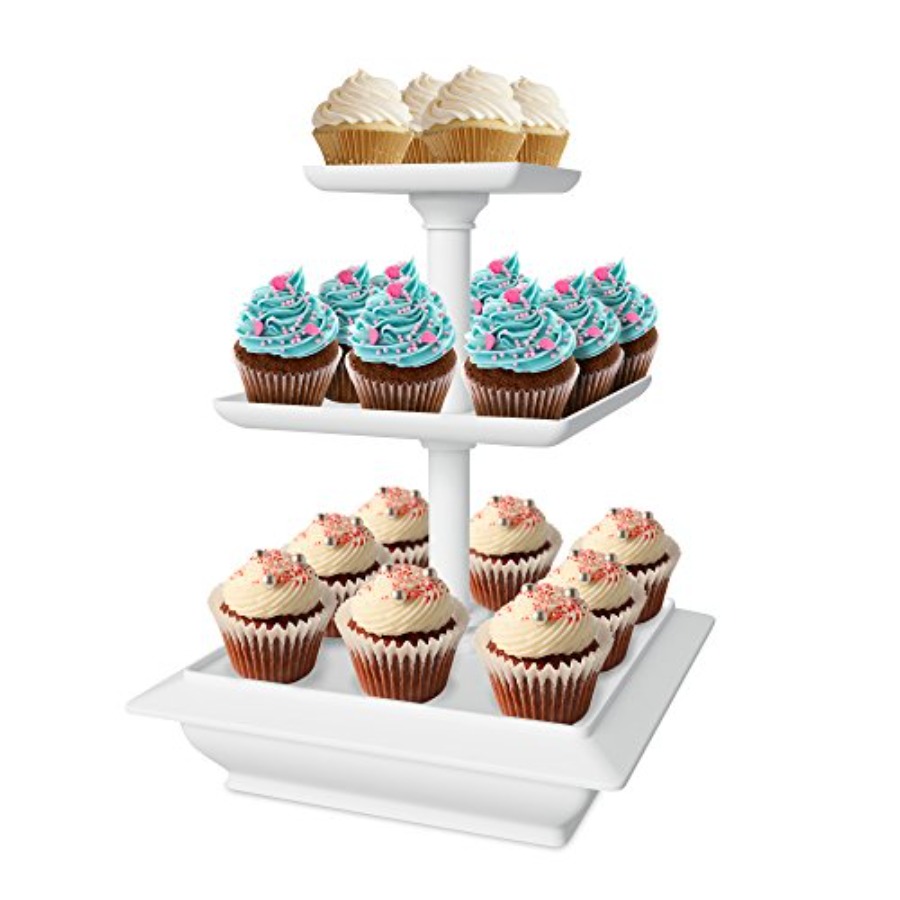Rak Kue 3 Tingkat - Rak Pajang - Cupcake Stand Tier ulasan dan harga
