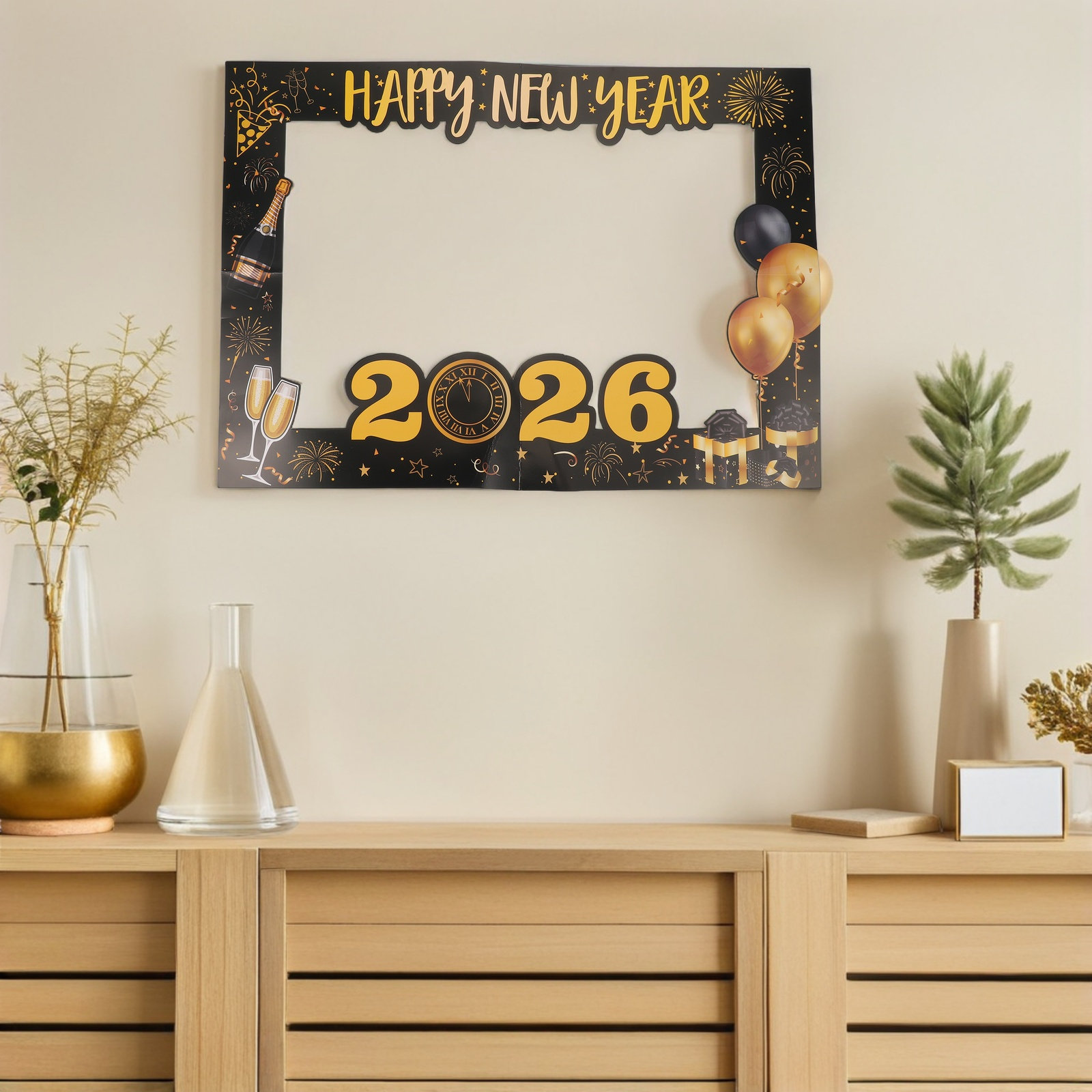 Bingkai Foto Tahun Baru 2026 y - Photo Booth Frame ulasan dan harga