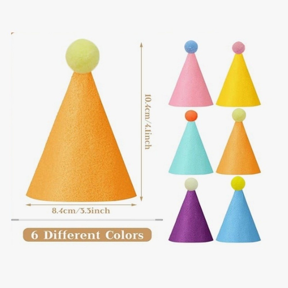 6/12/24 buah Topi Pesta Hewan  - Party Hat Cone ulasan dan harga